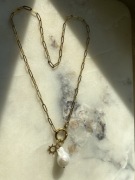 Naszyjnik z perłą naturalną