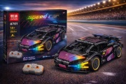 Zestaw klockow konstrukcyjnych samochod sportowy z pilotem RC MingDi 8701