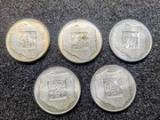 200 zł srebrna moneta XXX LAT PRL "MAPKA" - 5szt. Czytaj opis