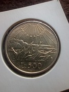 500 lirów 1965 Dante srebro