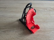 Uchwyt na telefon Recaro fotel czerwony stojak podstawka galaxy iphone