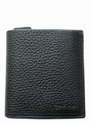 Calvin Klein - Męski Portfel Skórzany RFID - Czarny