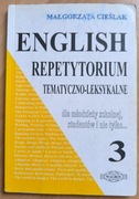 English repetytorium tematyczno-leksykalne 3 Małgorzata Cieślak