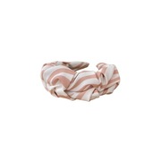 opaska marszczona zebra white/beige