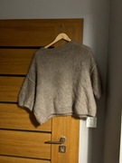 beżowy moherowy sweter nais moher 80%