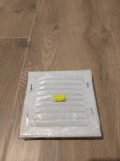 KRATKA WENTYLACYJNA METALOWA BIAŁA 14x14cm nowa