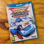 SONIC ALL STARS RACING TRANSFORMED Nintendo Wii U Komplet Stan DB+ 8/10