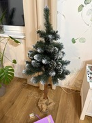 Choinka sztuczna na pniu 140 cm sosna diamentowa gęsta jak żywa PRODUCENT