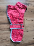 Kurtka dla psa jesień zima czerwona XS odblaski przez głowę 