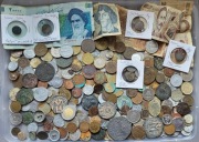 ZBIÓR mix Starych i ciekawych złomowych Monet i Banknotów w tym SREBRO