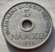 WIETNAM 5 Namxu 1958 ŁADNA