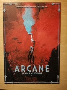 League of Legends LOL / Arcane Jinx Flare obraz przestrzenny 3D Hueforge