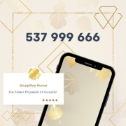 Szczęśliwy Złoty Numer 537 999 666