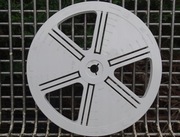 Szpula na taśmę filmową S.8 o średnicy 20,6 cm z otwór na trzpień 12,7mm
