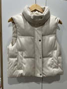 Kamizelka beżowa damska