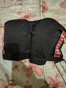 Biustonosz- Bandeau czarny z napisem L/XL