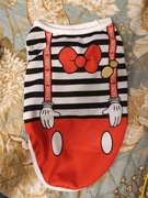 Nowe ubranko dla psa lub kota M czerwone szelki 