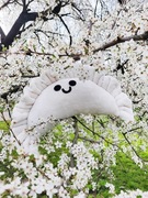 Pluszowy pieróg Handmade poduszka prezent święta urodziny