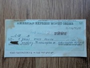 Amerykański mandat karny z 1991 roku, oryginał - rzadkość - 