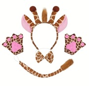 Strój przebranie kostium dziewczęcy chłopięcy żyrafa żyrafka nowa