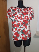 Bluzka hiszpanka w róże r44 