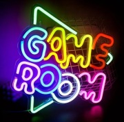 Neon LED game room 