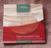 Zestaw - monety obiegowe 1995-2003 + 2 zł Jan Paweł II 25-lecie Pontyfikatu