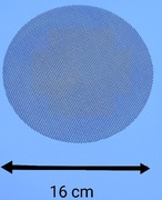 Siatka drenażowa do doniczek 16 cm. 10 szt. 