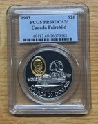1993 Kanada 20 Dollars " Fairchild " PCGS PR69 DCAM