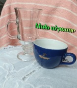 Tchibo Filiżanka do kawy Wysoka Szklanka do latte deserów na Nóżce Zestaw