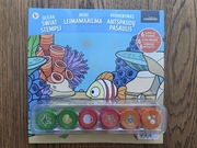 Crelando Książeczka kreatywna i stempelki dla dzieci 3+ Ocean