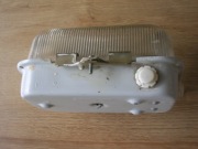 stara lampa przemysłowa oprawa kanałowa ścienno-sufitowa spód stal PRL?