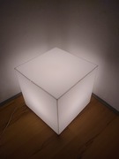 Lampka sześcian BIAŁA PLEKSA  