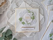 Eleganckie Zaproszenia komunijne na komunię Pierwsza Komunia