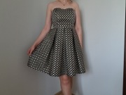 Elegancka sukienka bez ramiączek - An-Mar