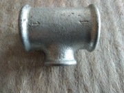 Trójnik ocynkowany 1" x 1/2" Ocynk 