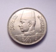 Egipt 10 milliemes 1938 PIĘKNA! RZADKA w tym STANIE!