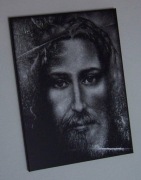 Jezus Chrystus Obraz ręcznie rzeźbiony... Grawer