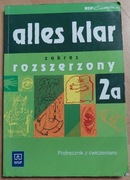 Alles klar 2a zakres rozszerzony podręcznik z ćwiczeniami 