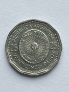 Argentyna 25 pesos 1968 rok