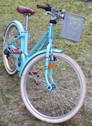 Rower Miejski BTWIN 500 24 " 6 biegów Hamulce V- brake 9-12 lat 135-150 cm