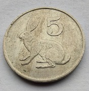 ZIMBABWE 5 Cent 1990 ŁADNA