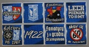 Vlepki 8x8, Lech Poznań, Tifo.