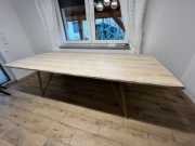 Stół jesionowy lite drewno Jesion bielony