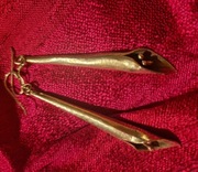 Kolczyki wiszące srebrne.