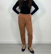 Spodni joggery - camel