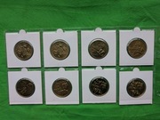 Zestaw 8 szt monet 2zł-2000 rok Stan menniczy Tak jak na foto