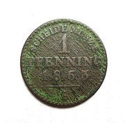 1 Fenig 1863 r. A.  Prusy 