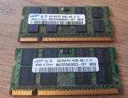 Pamięć RAM Samsung 2x2GB DDR2 do laptopa