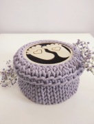 Koszyk Chrzest kuferek Chrzciny szkatułka handmade 